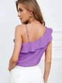 camisa de cuello asimetrico